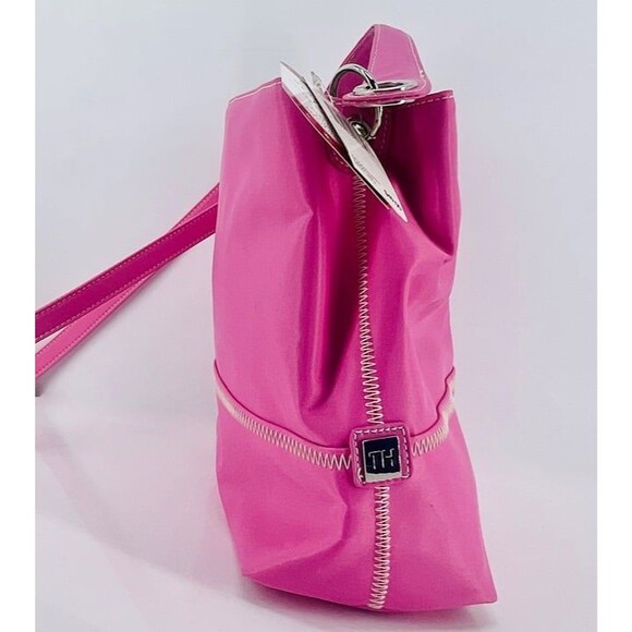 Tommy Hilfiger Purse Sz Med Spring Pink & Green Easy Clean Bonus Coin Purse NWT - Picture 5 of 11